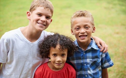 three young boys