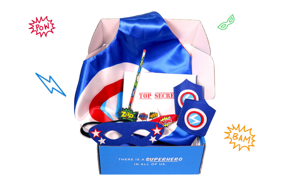 product superhero box