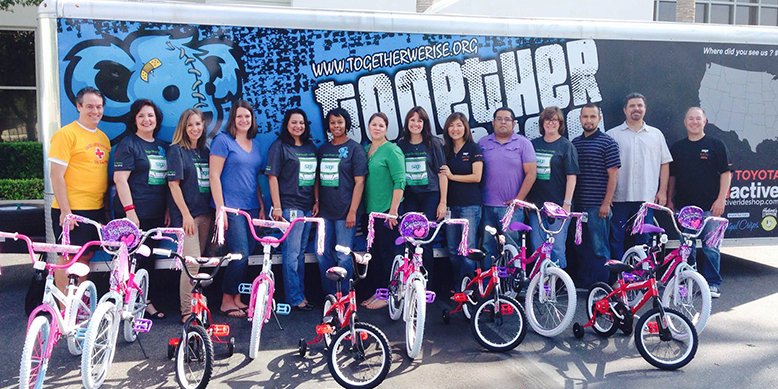 Build Bikes for Foster Charity in Orange County, CA