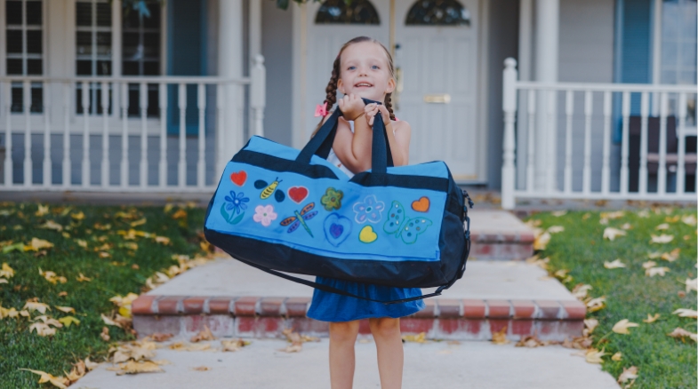 Every smile is precious when a child is going into foster care