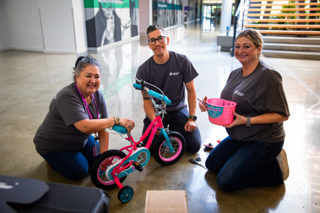 Bike Team Building for children