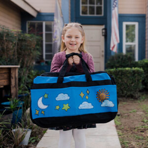 small team service projects creates sweet cases for kids in foster care