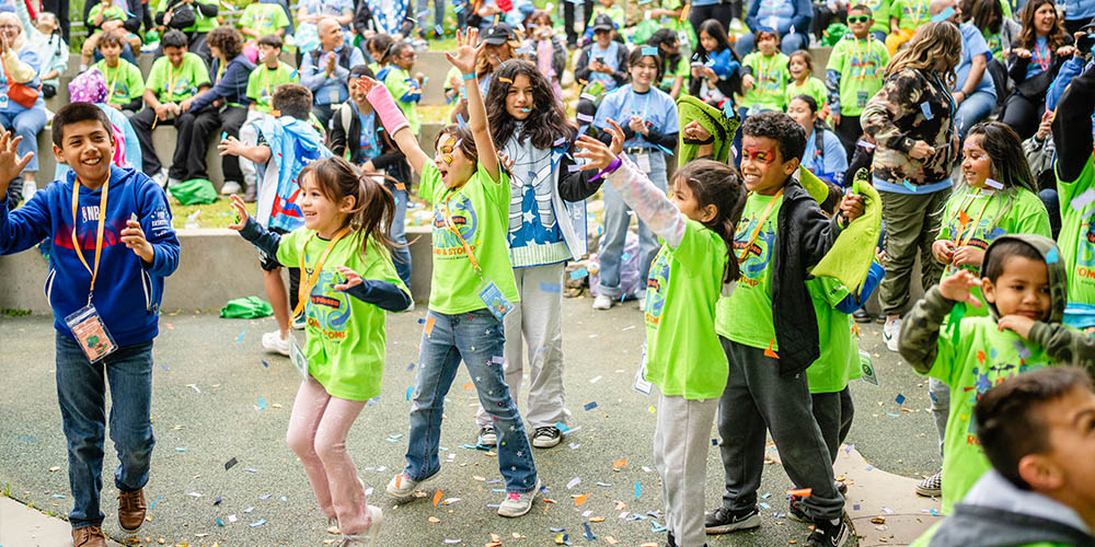 the largest foster kids birthday party at Birthday Palooza