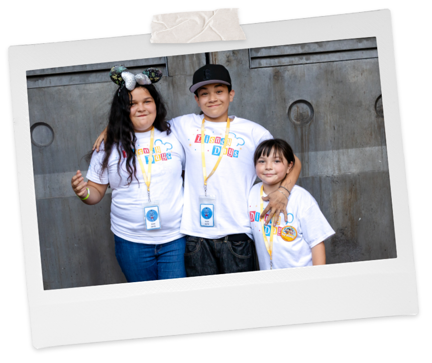 Kids at Disney Days reunification in Anaheim