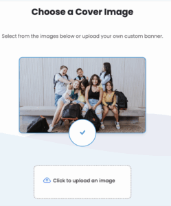 selecting cover image