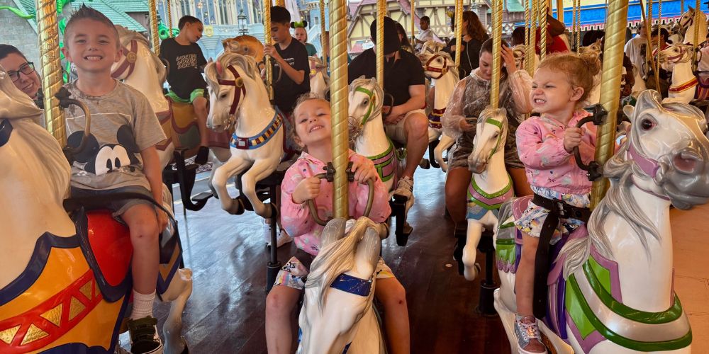 Levi's disney world trip with his sisters