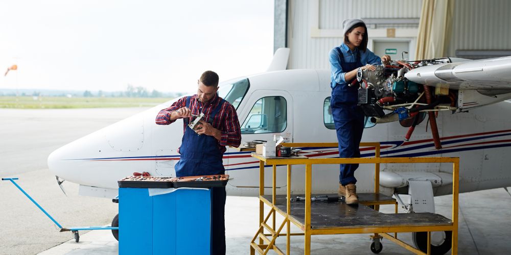aviation major students