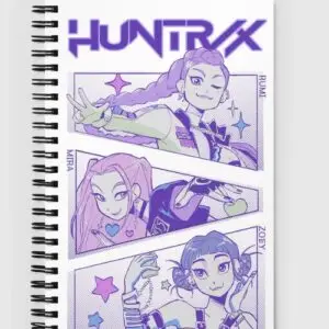 Huntrix notebook from Kpop Demon Hunters