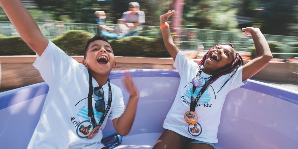 Disney Days kids on teacups