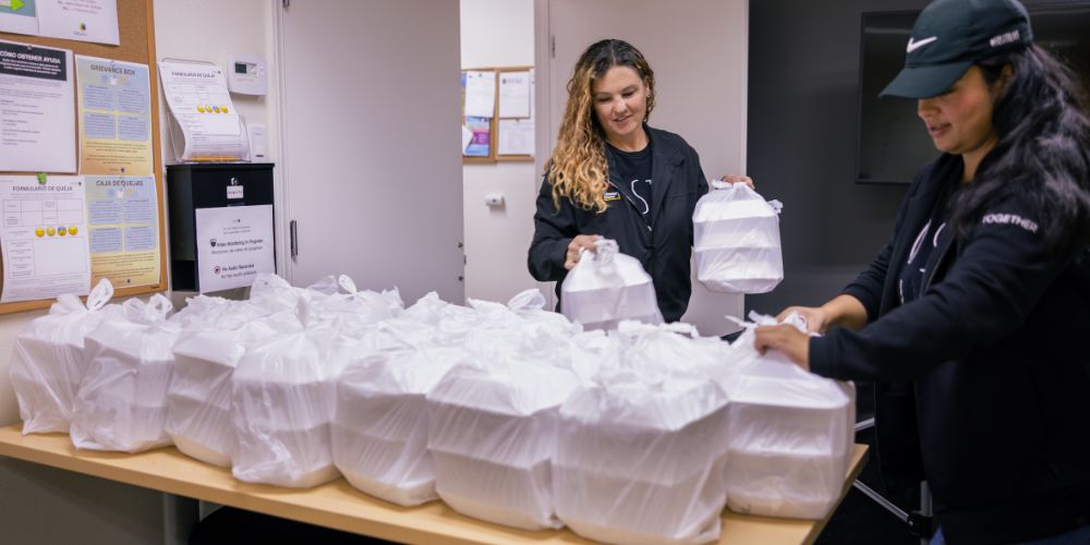 Donate thanksgiving meals to foster love