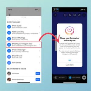 Sharing your fundraiser across platforms