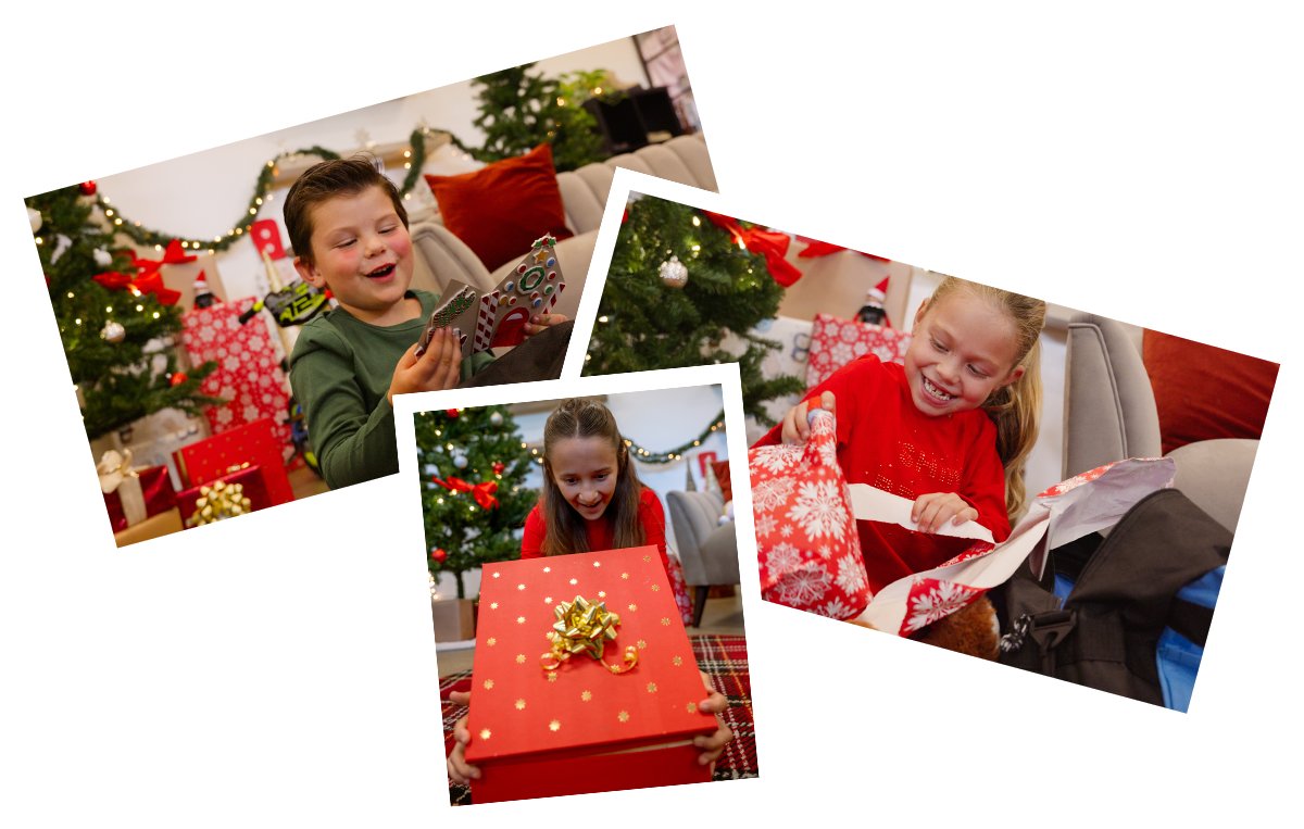 Avia Games Photo Group 1 - Children with Holiday Presents