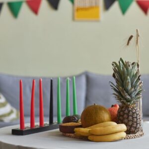 Kwanzaa mkeka and mazao