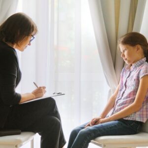 psychologist evaluating for reactive attachment disorder in foster youth