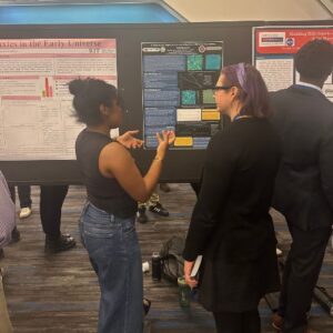 Avery teaching at a conference Black women in stem