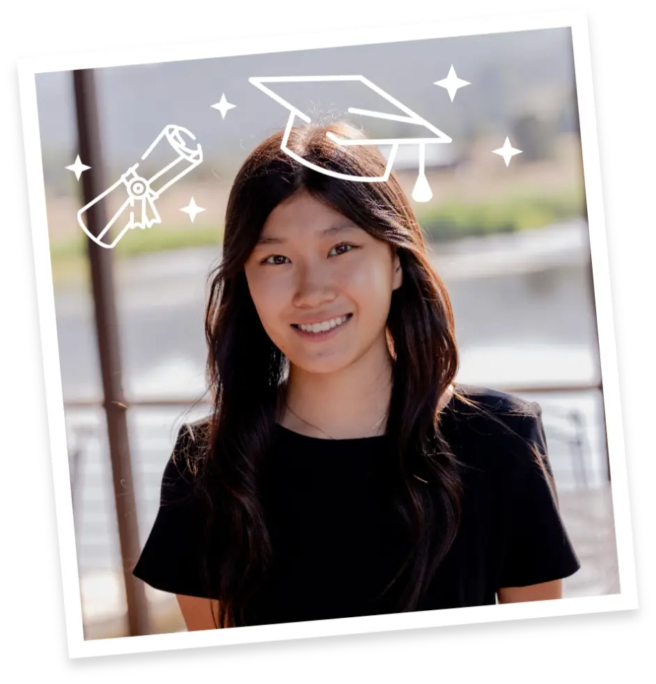 A foster love scholarship fund recipient