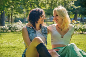 lesbian girls on a date