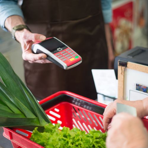 scanning EBT card