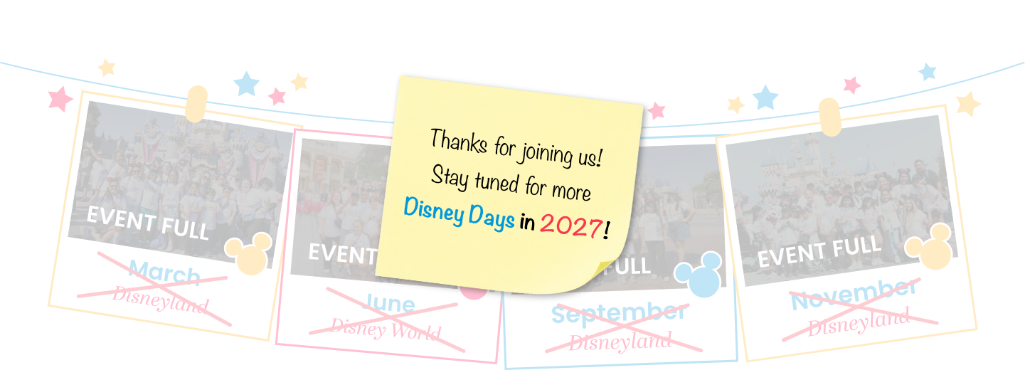 Disney Days calendar polaroid done