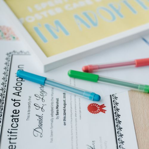 adoption papers