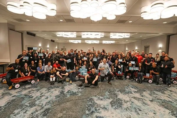 large-group-birthday-box-event Large group Birthday Box event photo